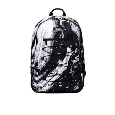 Image of hype BAGS Mono Out Of Space Marble Unisex Backpacks in Black Size: One Size