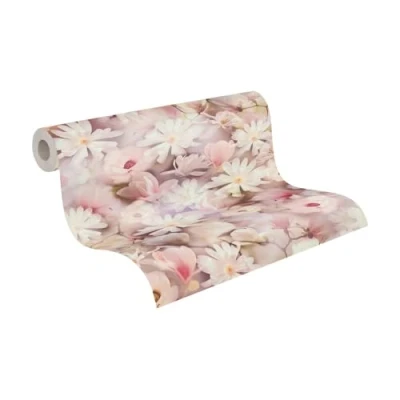 Image of Galerie Wallpaper Romantic Daisy Motif BW51029