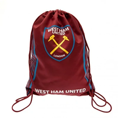 Image of West Ham United F.C. Gym Bag SV Official Merchandise,Burgundy