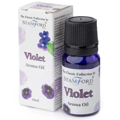 Image of Stamford 37637 Aroma Oil Violet 10ml Relaxation Gifts for Women Natural Essential Oils Humidifier Massage Therapy Self Care Products