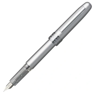 Image of Platinum Plaisir Fountain Pen Pgb 1000 Ice White Fine