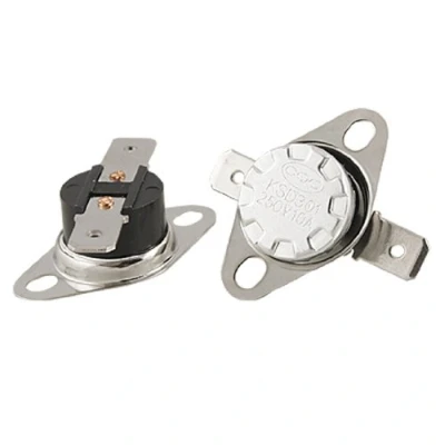 Image of sourcingmap 2 x Temperature Control Switch Thermostat 125C Celsius N.C. KSD301