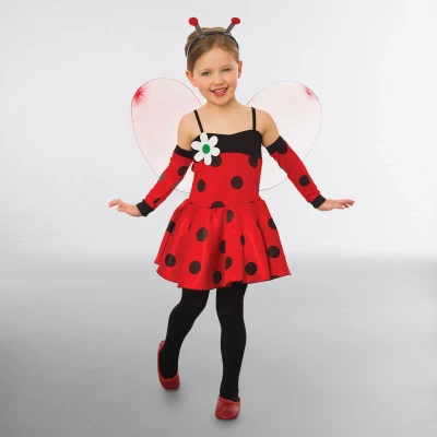 Image of Ladybird Dress With Wings Child Large