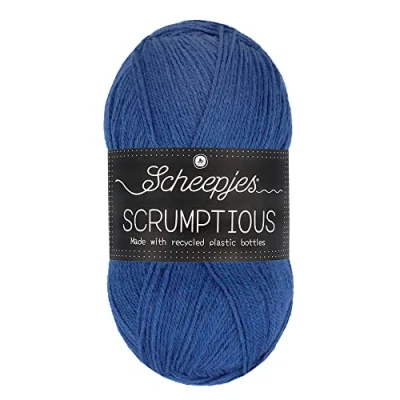 Image of Scheepjes Scrumptious 352 Butterfly Pea Flower Mousse Yarn 5x100g