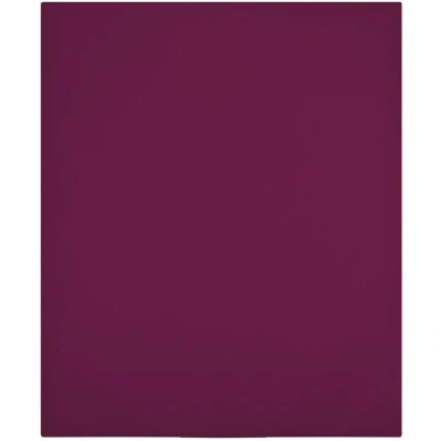 Image of vidaXL Jersey Fitted Sheet Bordeaux 160x200 cm Cotton