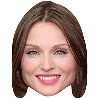 Image of Sophie Ellis Bextor (Smile) Celebrity Mask, Flat Card Face, Fancy Dress Mask