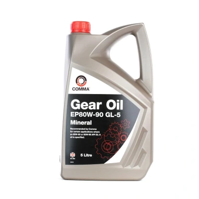Image of COMMA Ep80W 90 Gl 5 Gear Oil 5L EP80905L
