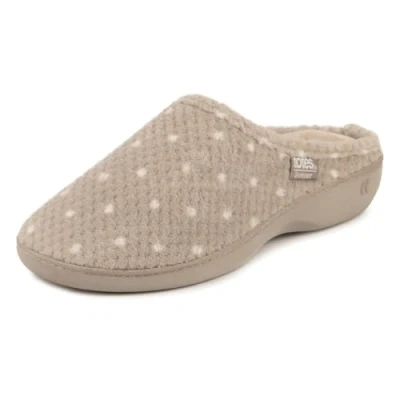 Image of Isotoner® Ladies Popcorn Terry Mule Slippers