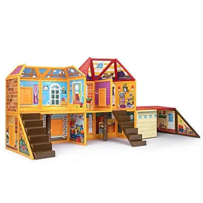 Image of Playmags Playhouse Building Set For Kids 48 Pcs Strong Magnet Tiles Magnetic Toy Play &amp; Build Little Pretend