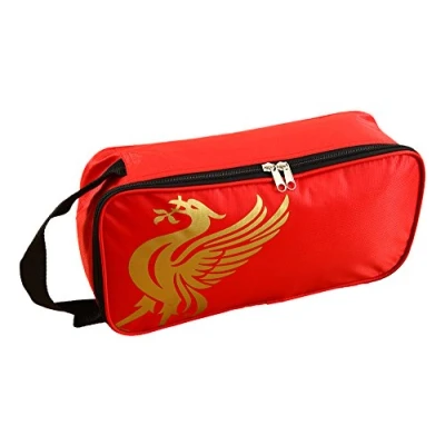 Image of Liverpool Foil Print School Shoe Bag, 18 cm, Red