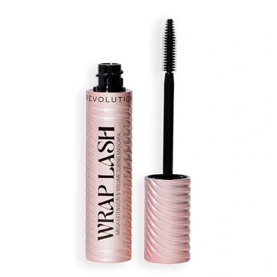 Image of Revolution, Wrap Lash Tubing Mascara, Smudge Proof &amp; Water Resistant for Length Volume, Vegan Cruelty Free, Black, 8.5ml