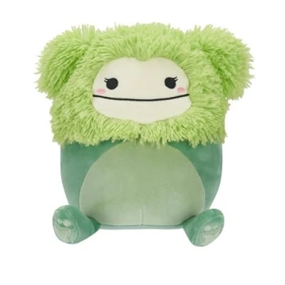 Image of Squishmallows Bren Green Bigfoot 7.5&quot; Add Squad, Ultrasoft Stuffed Animal Toy, Official Kellytoy Plush