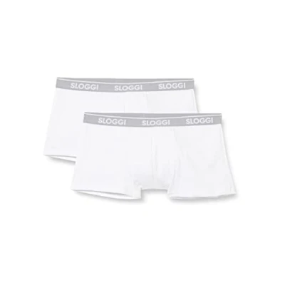 Image of Sloggi MEN GO Hipster 2 PACK Pants, Men&#039;s, Size: Medium, White