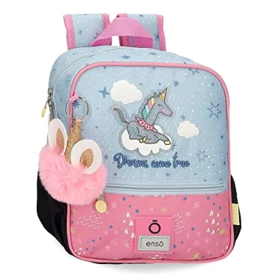 Image of Enso Dreams come true Preschool Backpack Adaptable to Trolley Multicolor 25x32x12 cms Polyester