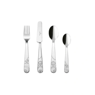 Image of Villeroy &amp; Boch Roar Like A Lion Children Cutlery Set 4pcs