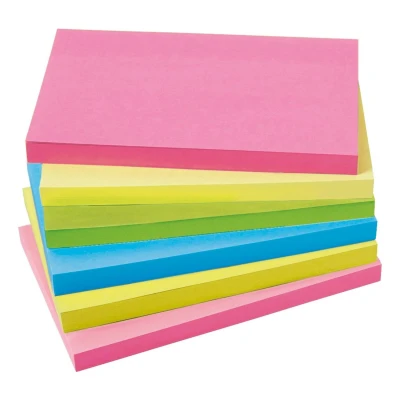 Image of 5 Star Office 940576 76 x 127 mm Extra Sticky Re Move Note Pad Multi Colour (Pack of 6)