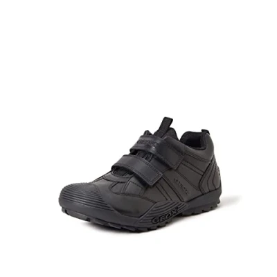 Image of GEOX JR SAVAGE A Junior Boy SHOES BLACK 26_EU, *8.5 UK