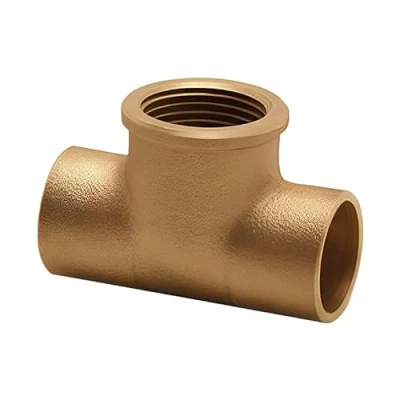 Image of 15mm x 1/2&quot; Threaded Centre Tees End Feed Bag of 2
