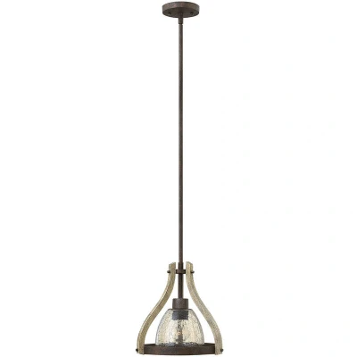 Image of Middlefield 1 Light Ceiling Mini Pendant Iron Rust, E27
