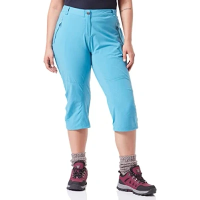 Image of Dare2b Women&#039;s Melodic II 3/4 Pants, Capri Blue, 18