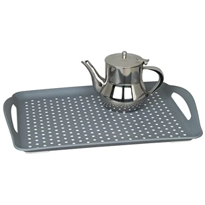 Image of creative Kitchen 3380 Tea/Serving traytray, Plastic,Grey,large
