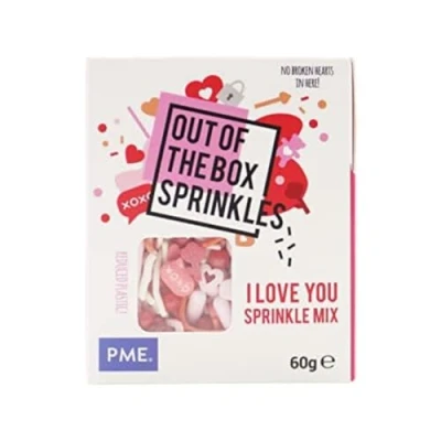 Image of PME Out the Box Sprinkle Mix, I love you