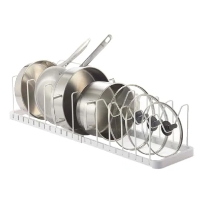 Image of Yamazaki 3840 Tower Lid Holder, Alloy Steel Plastic, White