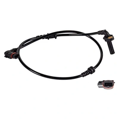 Image of 2129050701, 2129053303, A2129050701, A2129053303 ABS Sensor FEBI BILSTEIN 170693 Front Axle Left 676mm MERCEDES BENZ: E Class Saloon, T modell