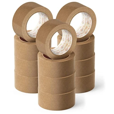 Image of Eco friendly Kraft Paper Tape Brown Body for Packaging, Pictures or Sealing Safe and Strong Packaging Ofituria