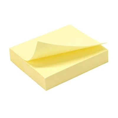 Image of Repositionable Notepad 100 Sheets 40 x 50 mm Yellow