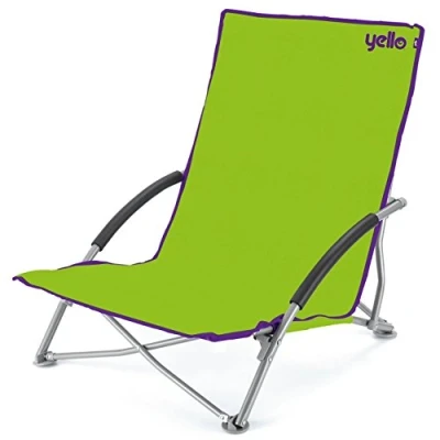 Image of Unibos X2 Low Beach Folding Chair Portable Camping Fishing Carry Handle New