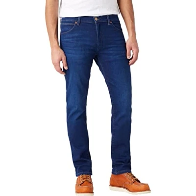 Image of Wrangler Men&#039;s Larston Jeans, The Bullseye, 38W / 34L