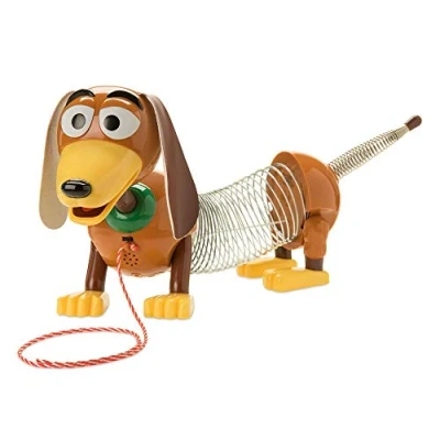 Image of Disney Store Official Slinky Dog Talking Action Figure, Toy Story, 27cm/11, Soft feel Ears and Spring Body that Stretches, Speaks Over 15 Film Phrases, Suitable for Ages 3+
