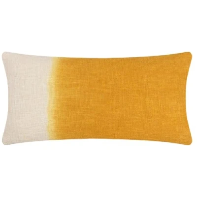 Image of furn. Mizu Rectangular Cushion Cover,Ochre,30 x 65cm