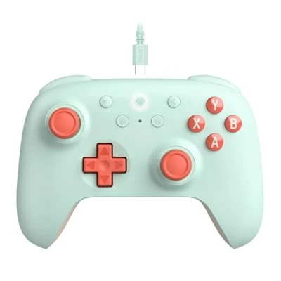 Image of 8Bitdo Ultimate 2C Wired Controller for Windows PC and Android, with 1000Hz Polling Rate, Hall Effect Joysticks Triggers, Remappable L4/R4 Bumpers (Mint)
