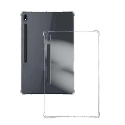 Image of QJONSIU Clear Case Compatible with Samsung Galaxy Tab S10 Ultra, [Airbag Protection] Ultra thin HD Clear, Soft TPU Shockproof Protective Transparent