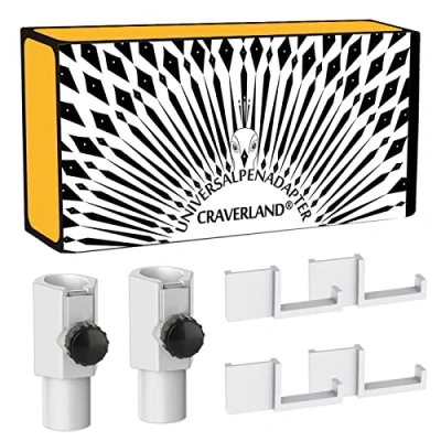 Image of CRAVERLAND Universal Pen Adapter for Cricut Maker 3/Explore 3/Air 2/Air/Maker/Explore Cutting Machine,One fits All Pens Markers Scoring Stylus Holders Set