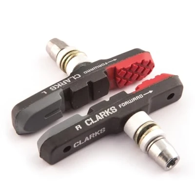 Image of Clarks Elite MTB/Hybrid Brake Pads Integral Block w/Triple Compound Insert