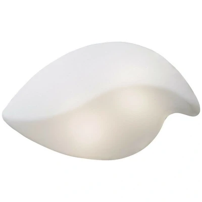 Image of Natura Ceiling/Wall 2 Light E27 Small Indoor, Polished Chrome/Opal White