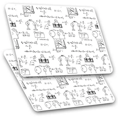 Image of Rectangle Stickers (Set of 2) 10cm Science Physics Maths Uni Fun Decals for Laptops,Tablets,Luggage,Scrap Booking,Fridges, #2355
