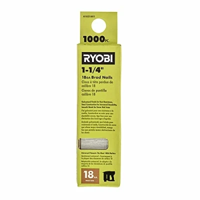 Image of RYOBI 1,000 PC. 1 1/4&quot; 18GA Brad Nails A1021801