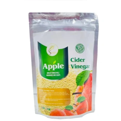 Image of SVATV Natural Apple Cider Vinegar Powder (Malus Pumila Mill) 75 Servings Spray Dried Gluten Free No Preservatives Flavor to Soups, Salads, Stews 227g, 8oz, Half Pound
