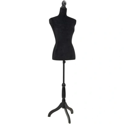 Image of vidaXL Ladies Bust Display Black Female Mannequin Dress Form