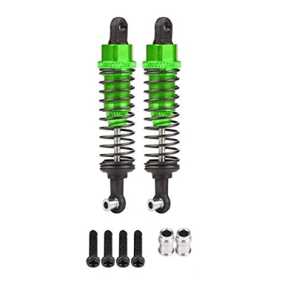 Image of VGEBY1 Shock Damper Absorber, Aluminum Front Rear Absorber for FS 1/18 RC Truck Remote Control Part Accessory(Green) Car Model Accessory Toy