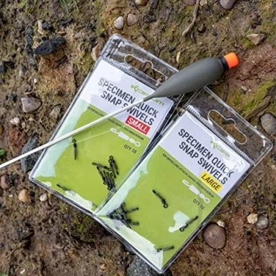 Image of Korum Specimen Quick Snap Swivel S Fishing swivels