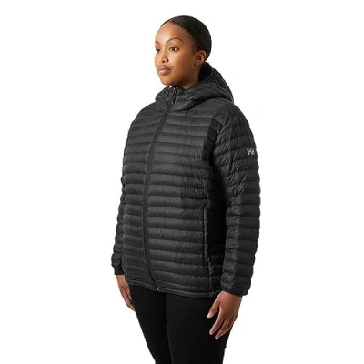 Image of Helly Hansen Womens W Sirdal Hooded Ins Plus Jkt, Black, 3X