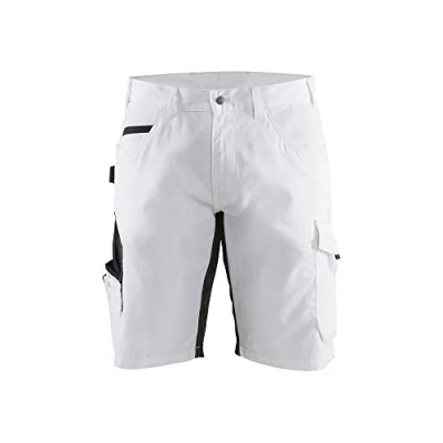Image of BLÅKLÄDER Painter Shorts Men 30R White/Dark Grey