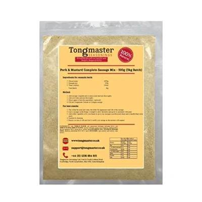 Image of Pork &amp; Mustard Complete Sausage Mix 500g (5kg Batch)