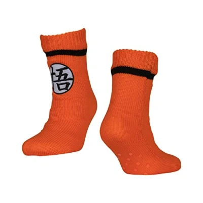 Image of Bioworld Dragon Ball Z Kids Cosy Fluffy Slipper Socks