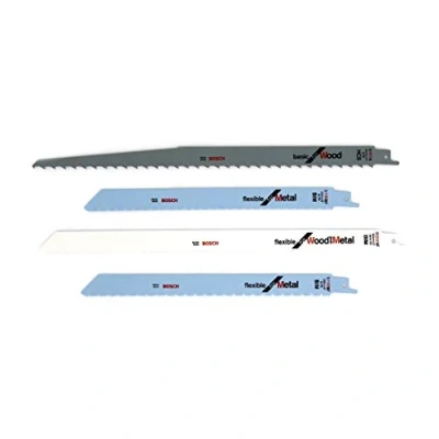 Image of Bosch Accessories 20 Piece Reciprocating Saw Blade Set Flexible (for Metal and Wood, for Saws)
